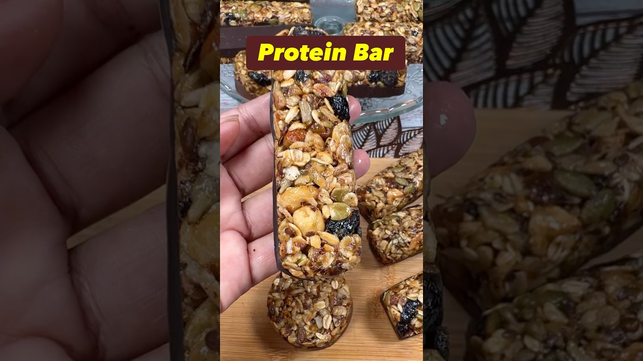 Energy Bar | Granola Bar | Sugar Free | No Bake  #shorts