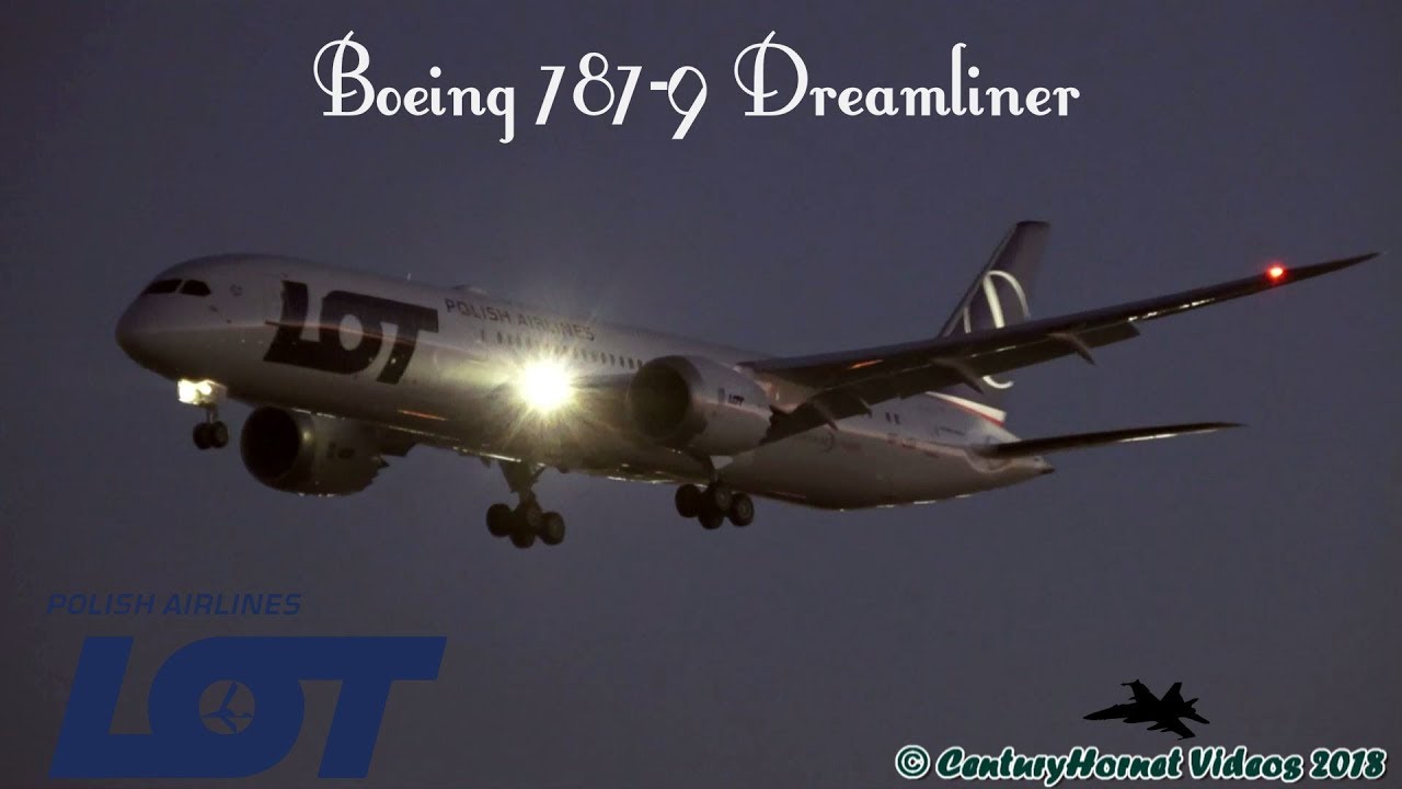 FIRST! LOT Polish Airlines Boeing 787-9 Dreamliner Landing @ Toronto Pearson Int'l March 25, 2018