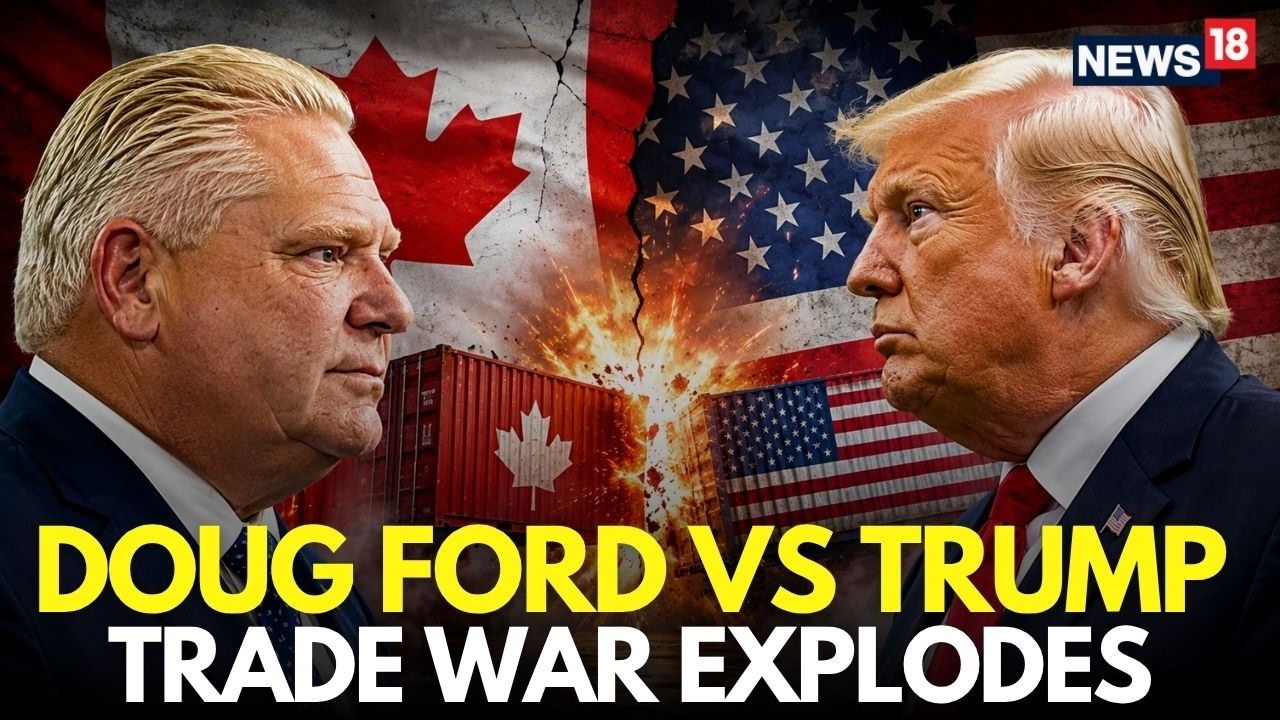 US Canada Trade War LIVE | Loser Trump, Doug Ford Attacks President Trump | Mark Carney | N18G