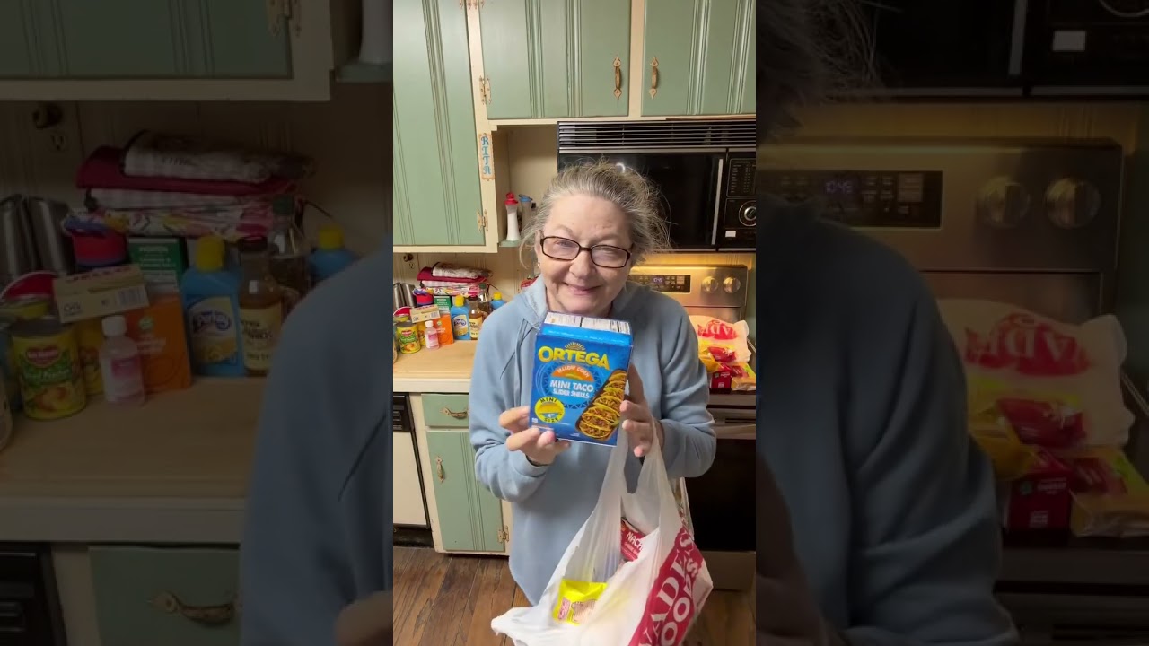 Grandma Rita's small grocery haul | Grandma showing her grocery store for recipes 