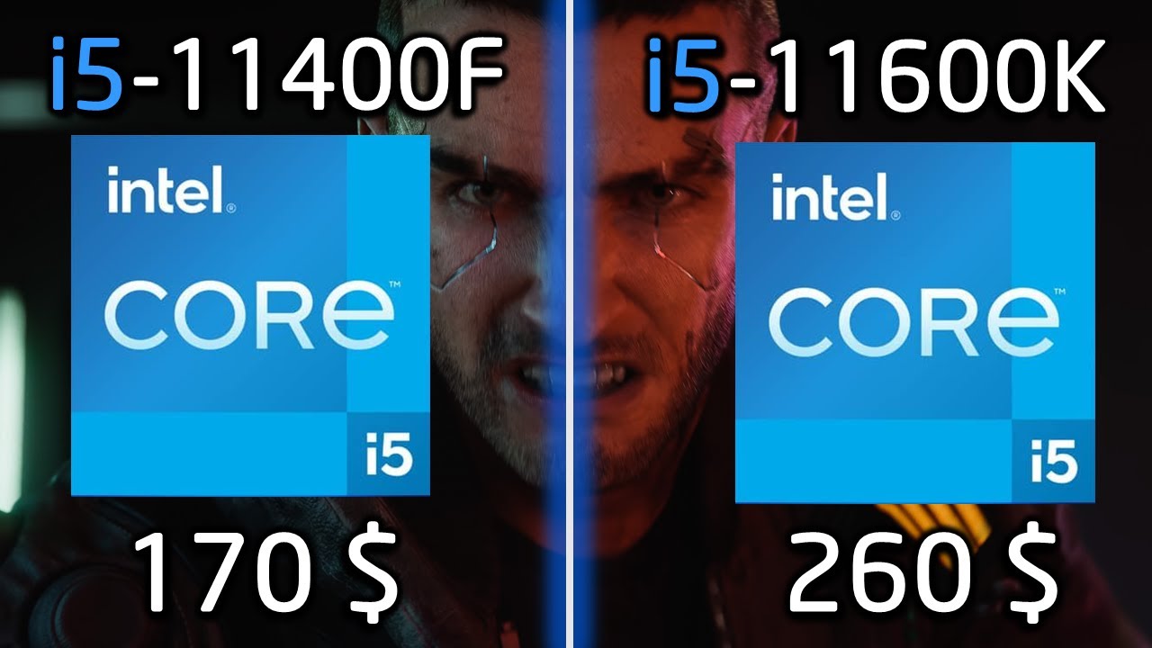 Intel i5-11400F vs i5-11600K // RTX 3090 // Test in 7 Games // 1080p, 1440p,  2160p