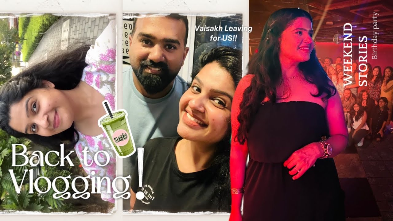 Back to vlogging after a while| The big match| Vaisakh leaving for US🥹