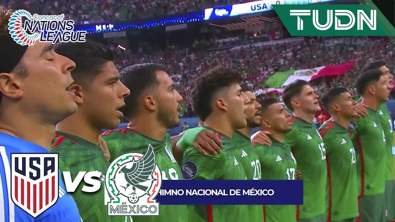 ¡Retumba el HIMNO MEXICANO en Vegas! | Estados Unidos 0-0 México | CONCACAF Nations League-Semis