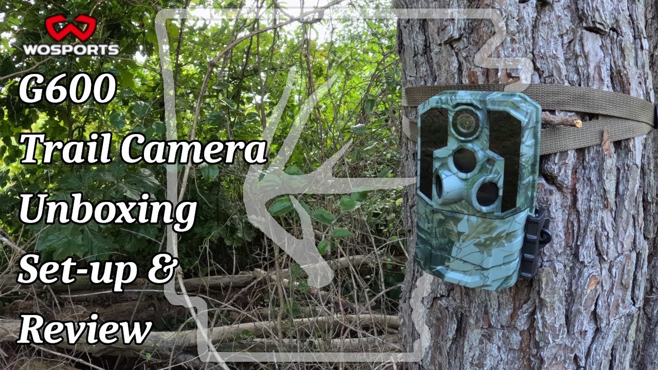 Wosports G600 4K Trail Camera Unboxing, Set-up and Review