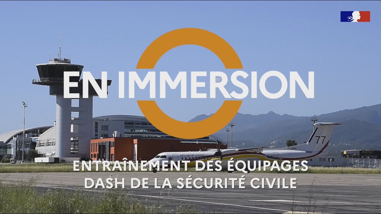 Les Dash de la Sécurité civile s'entraînent en Corse