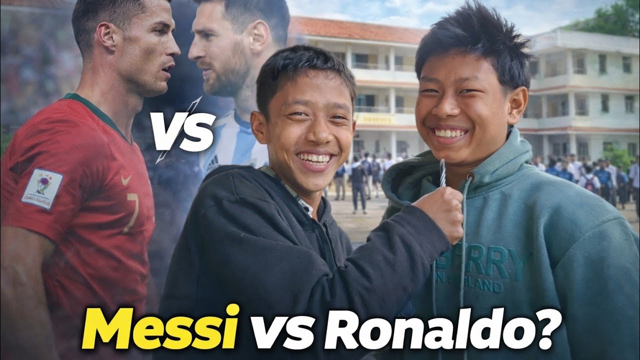 Messi VS Ronaldo 🔥| Who Has More Fans In Our Hostel 😱