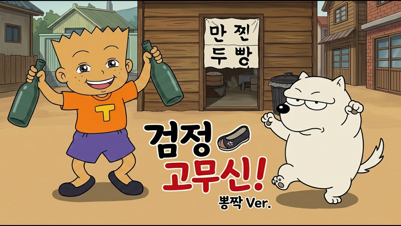 🥟 눈물젖은 만찐두빵 드셔보셨습니까? | 검정 고무신 뽕짝 Ver