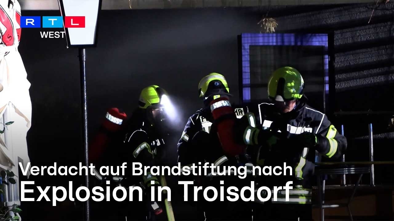 Troisdorf: Explosion in Restaurant - haben Einbrecher einen Brand gelegt? | RTL WEST