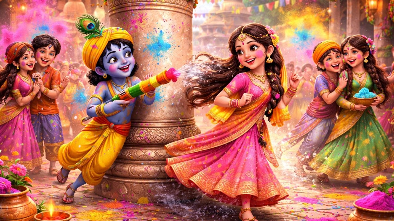 Aaj Brij Mein Hori Re Rasiya | आज बिरज में होरी रे रसिया | Krishna Bhajan | Holi Special Bhajan 2026
