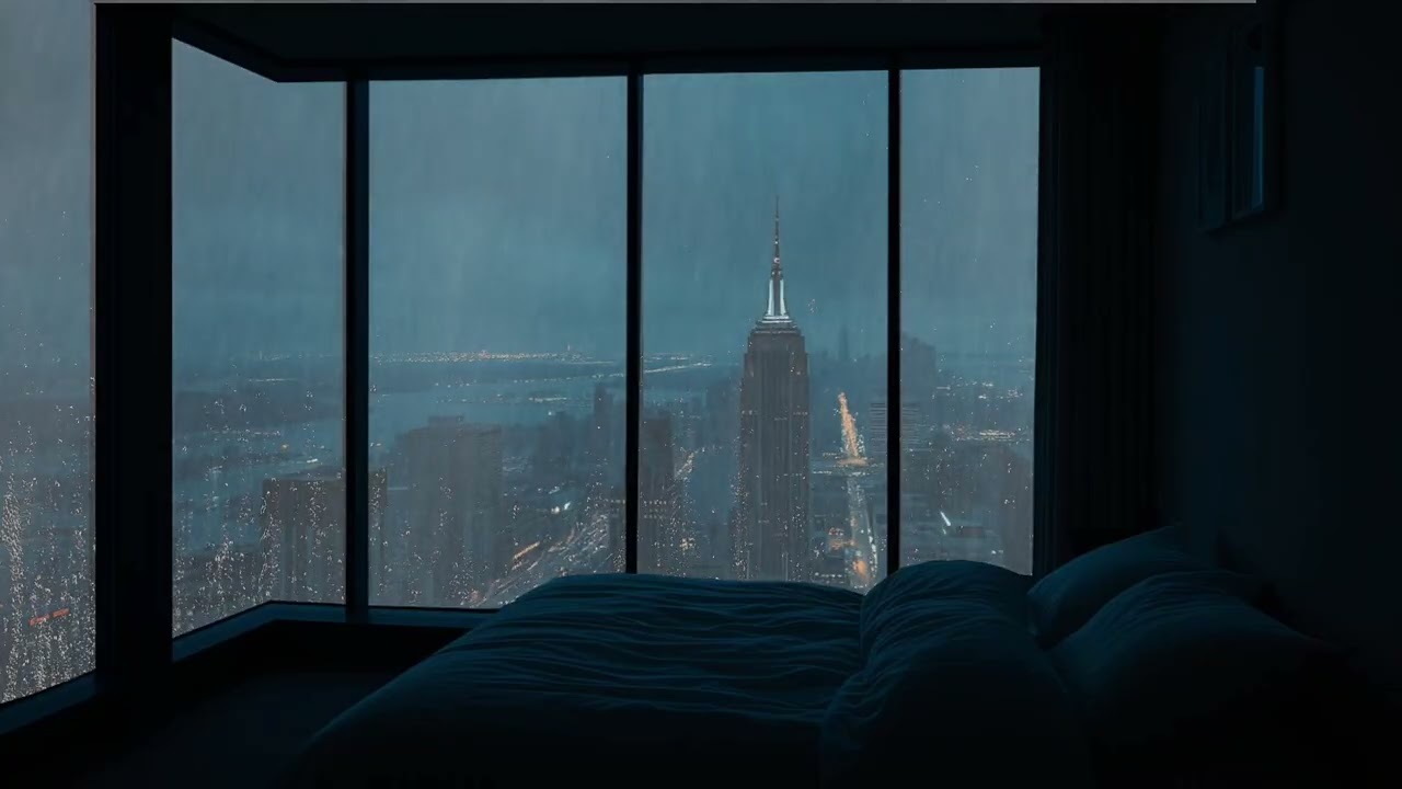 Sleep Like in NYC on a Rainy Night 🌧️ Deep Relaxation Guaranteed