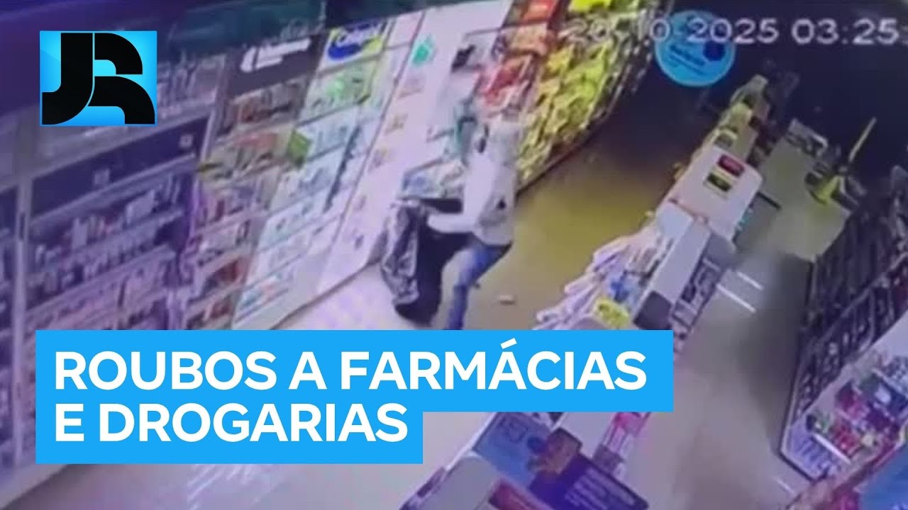 SP registra mais de 600 casos de roubos a farmácias e drogarias entre janeiro e agosto deste ano