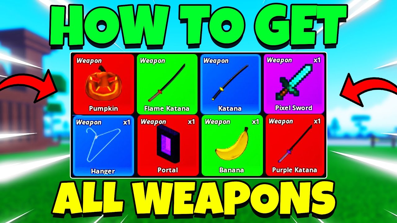 HOW To Get ALL Weapons in Meme Sea! ROBLOX