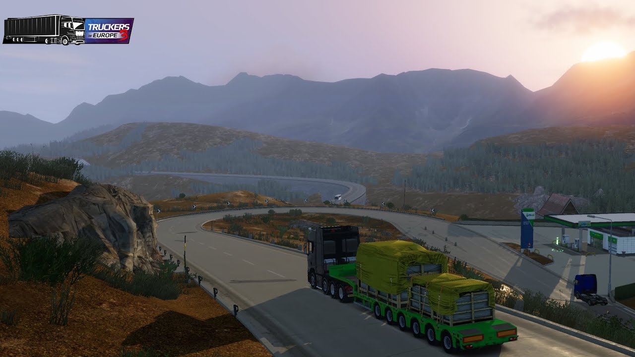Tremola to Stuttgart — Part 1 🚛 Scania Skidded on Ramp 😱🔥 | Realistic Truck Simulation | SDH
