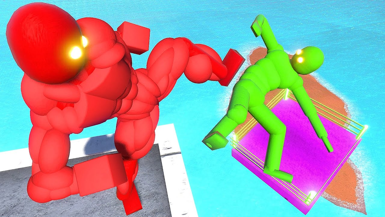 Strongest Boss NPC Fights the Smart AI (with Active Ragdoll Physics)