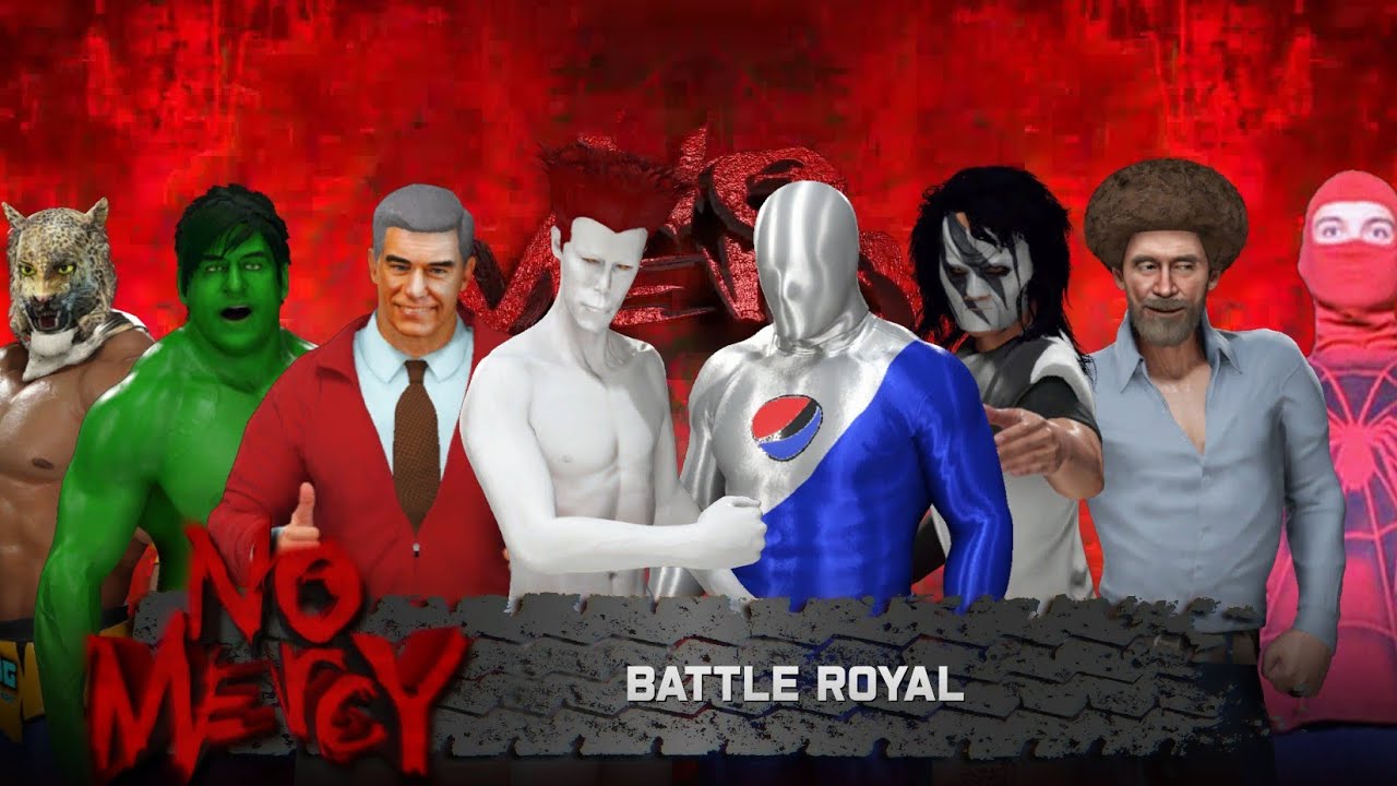 King vs Tiny Hulk vs Mr Rogers vs The Cig vs Pepsiman vs Co-Kane vs Bob Ross vs The Human Spider