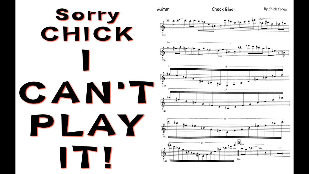 Guitarist Frank Gambale Admits...Sorry Chick I Can't Play It!