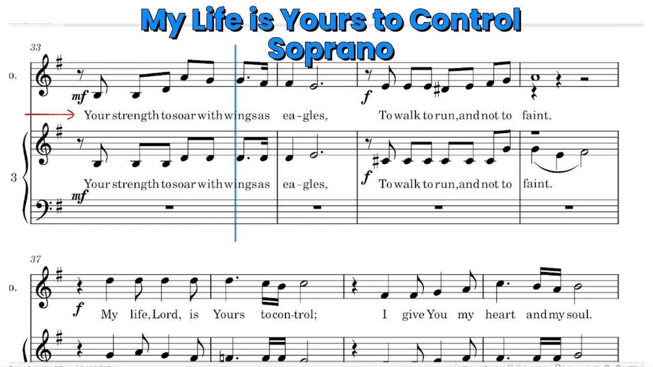 MY LIFE IS YOURS TO CONTROL  | SOPRANO VOCAL GUIDE | ILYJAH