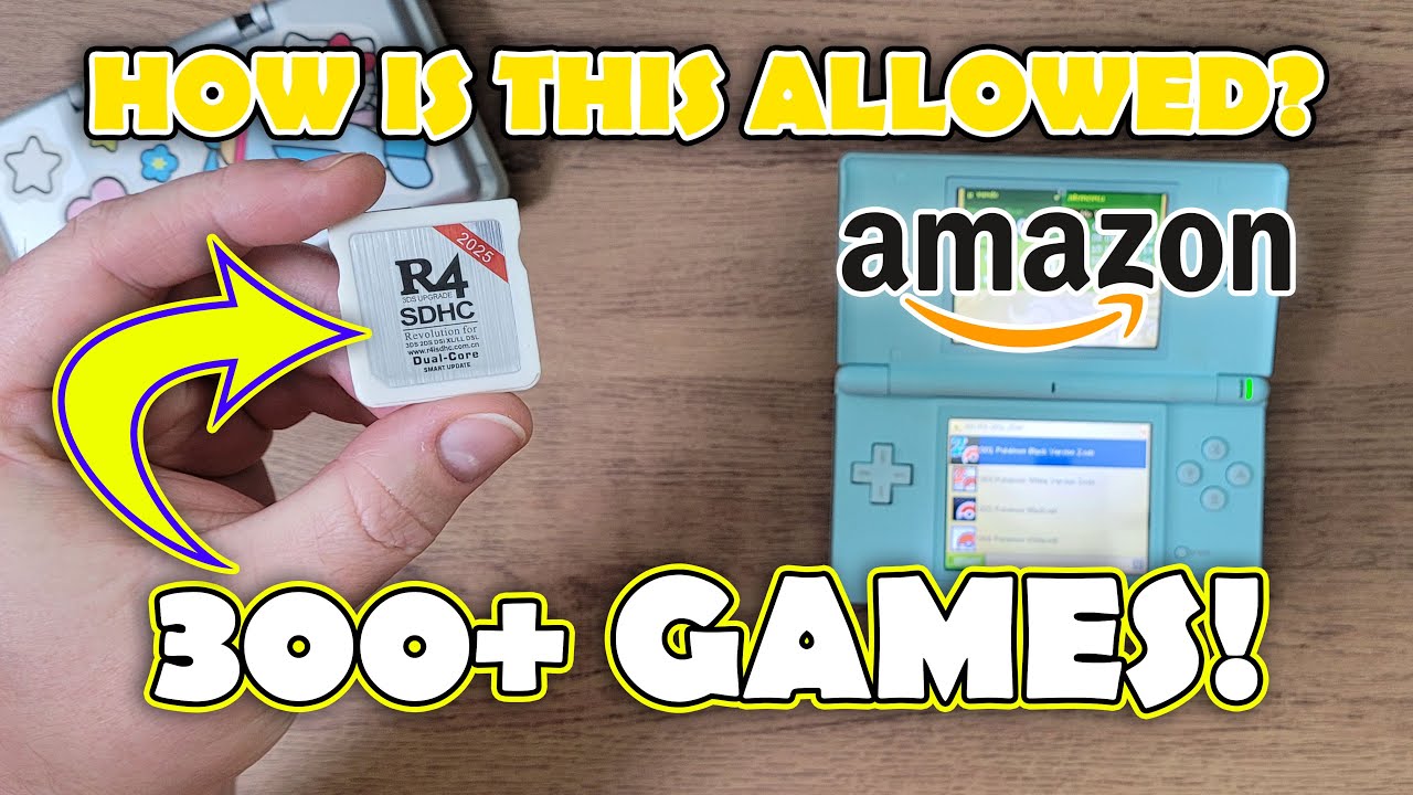 R4 Card Smart Update On Amazon | For Your Nintendo DS Lite
