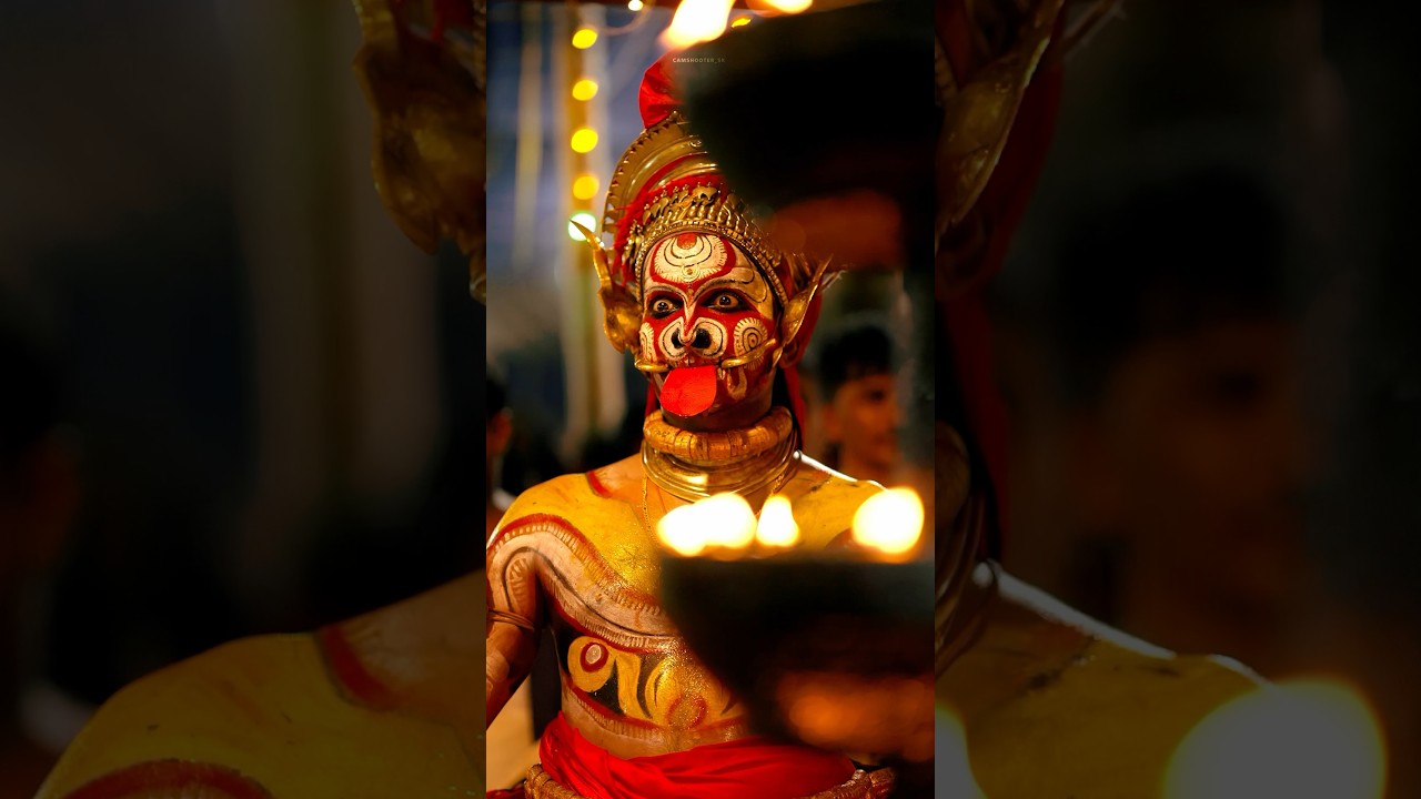 Kerala traditional flok dance theyyam🔥#theyyam #kerala #god #dancevideo