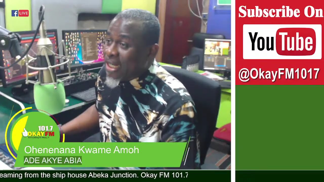 Ade Akye Abia With Ohenenana Kwame Amoh  On Okay 101.7 Fm (19|02/2026