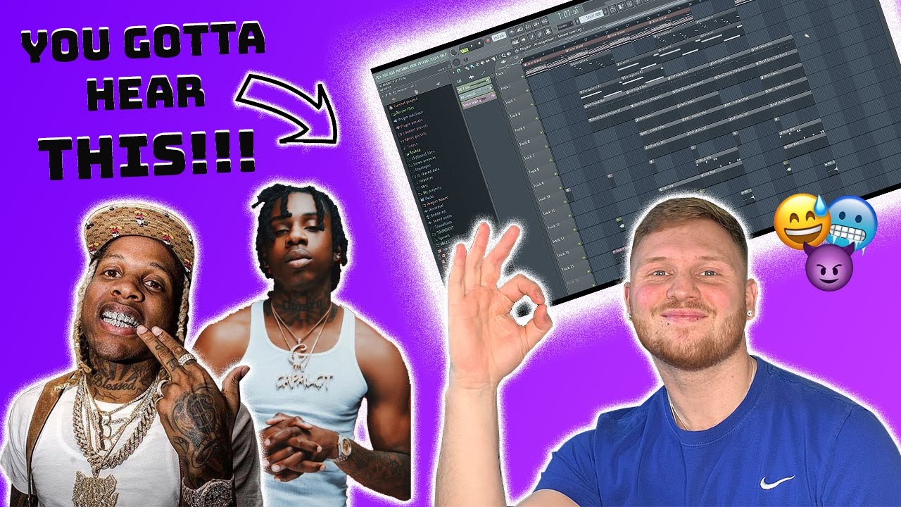 MAKING A BOUNCY BEAT FOR LIL DURK/POLO G!!! | FL STUDIO🥶😈🔊