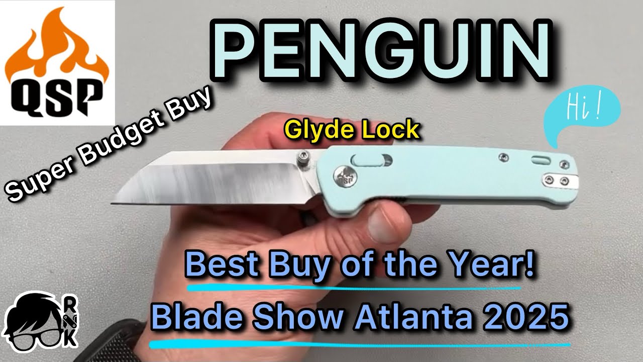 Нож QSP Penguin Glyde Lock не зря стал лучшей покупкой года на выставке Atlanta Blade Show!