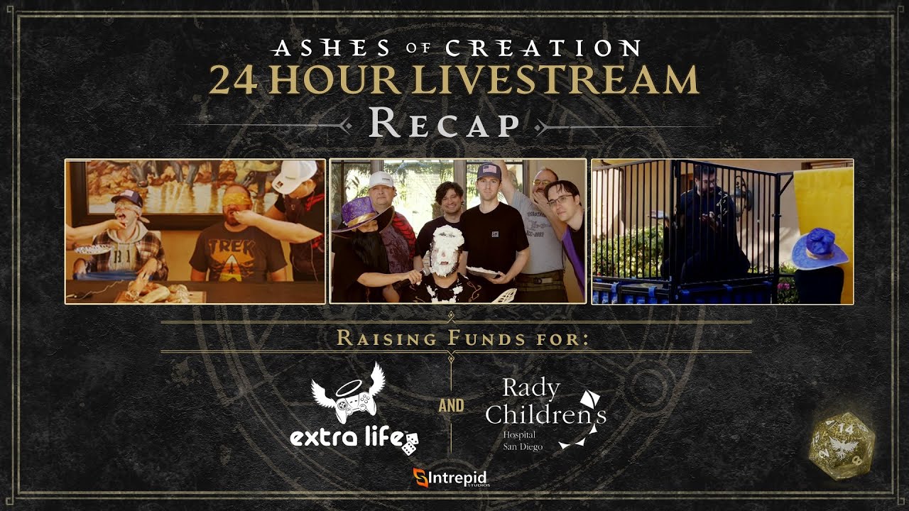 Ashes of Creation 2023 Extra Life Recap