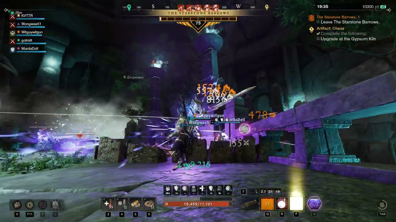 Greundgul the Regent, Final Boss. Starstone Barrows Dungeon. New World Aeternum.