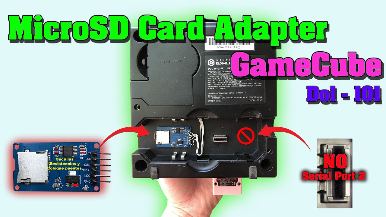 Como adaptar Serial Port 2 en GameCube Dol-101