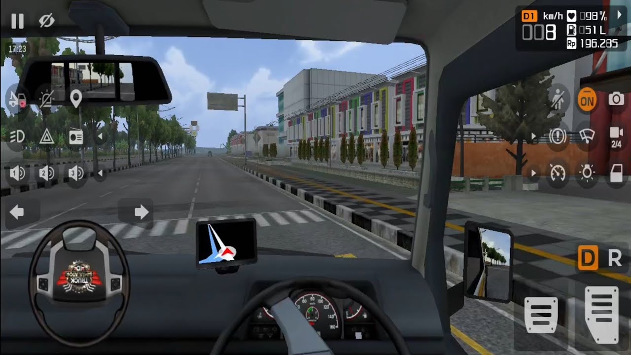 Heavy Wood Transport! Truck Simulator Indonesia Gameplay | Factory to Destination Delivery