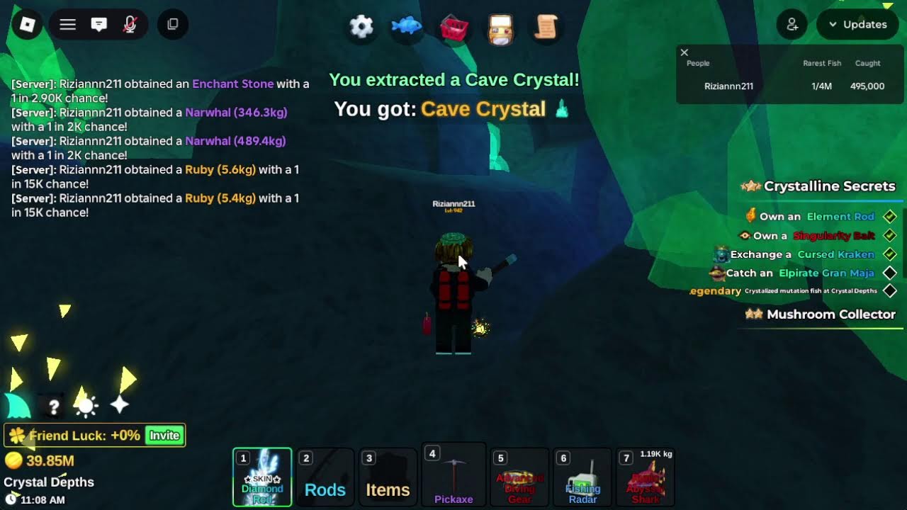 [AFK Stream] ROBLOX Fish It! #30 - Queen Crab