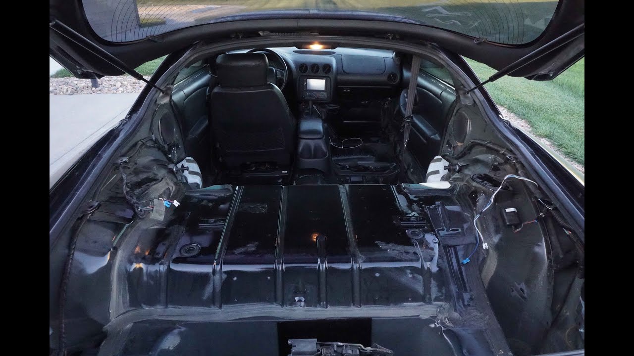 2002 Trans Am Interior Removal