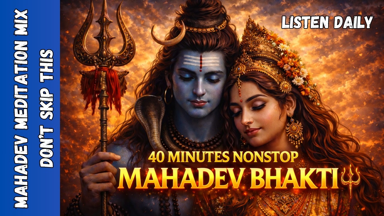 DON’T SKIP! 40 Minutes Mahadev Nonstop | Powerful Shiv Songs | Play This & Feel Mahadev