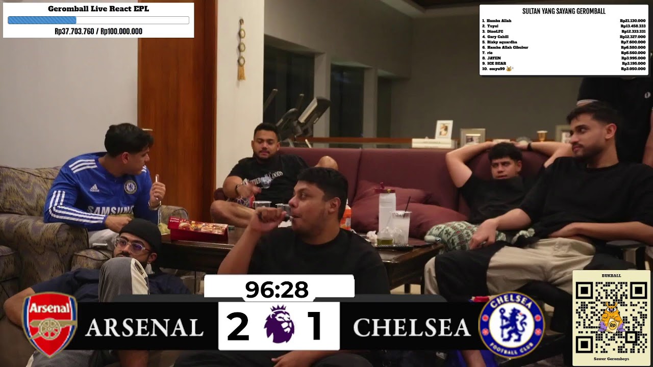 GEROMBALL LIVE REACTION: ARSENAL v CHELSEA