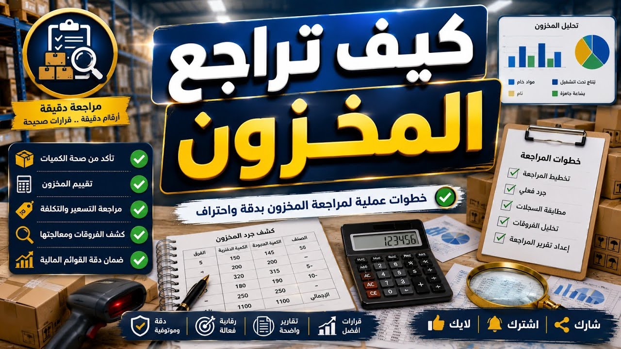 أساسيات مراجعة المخزون تعرف عليها؟