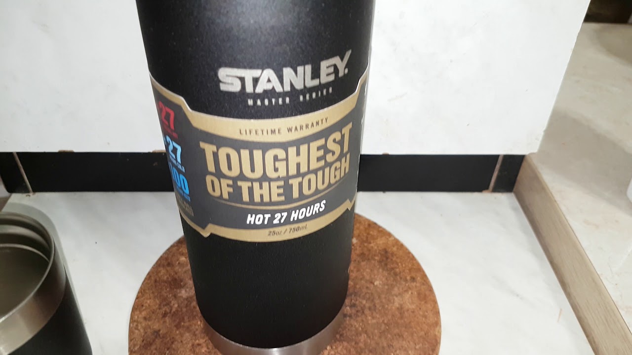 Проверка Термоса Stanley Master 0,75 л на изотермические свойства спустя 25 часов .