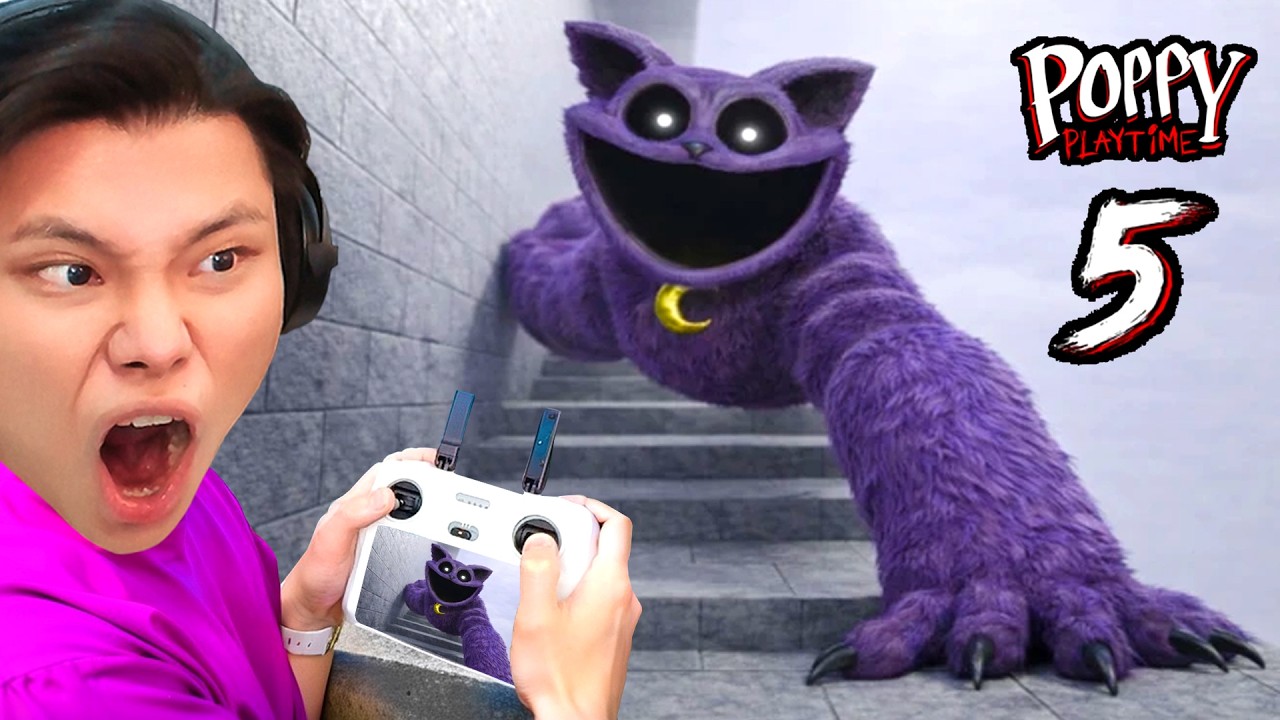 [ROBLOX] Đừng Leo Cầu Thang POPPY PLAYTIME CHAPTER 5🙏🤬JayGray Nhảy Parkour Tháp Obby Huggy Wuggy