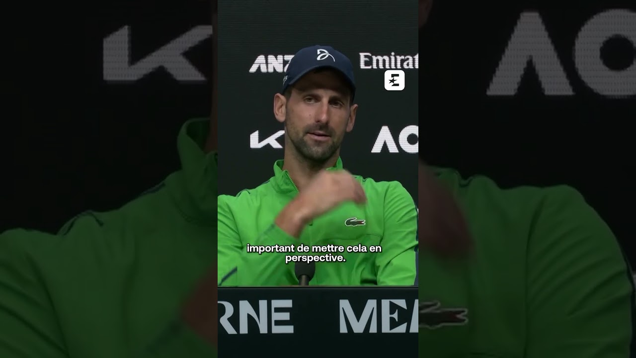 🙄 "C'est irrespectueux" Djokovic recadre un journaliste 