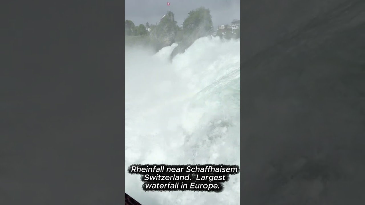 Rheinfall in Switzerland.