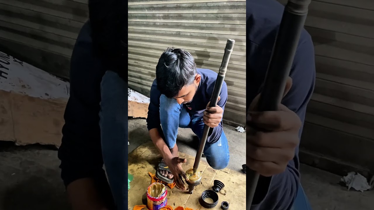 Cv joint greasing and boout cover change 🤷‍♂️