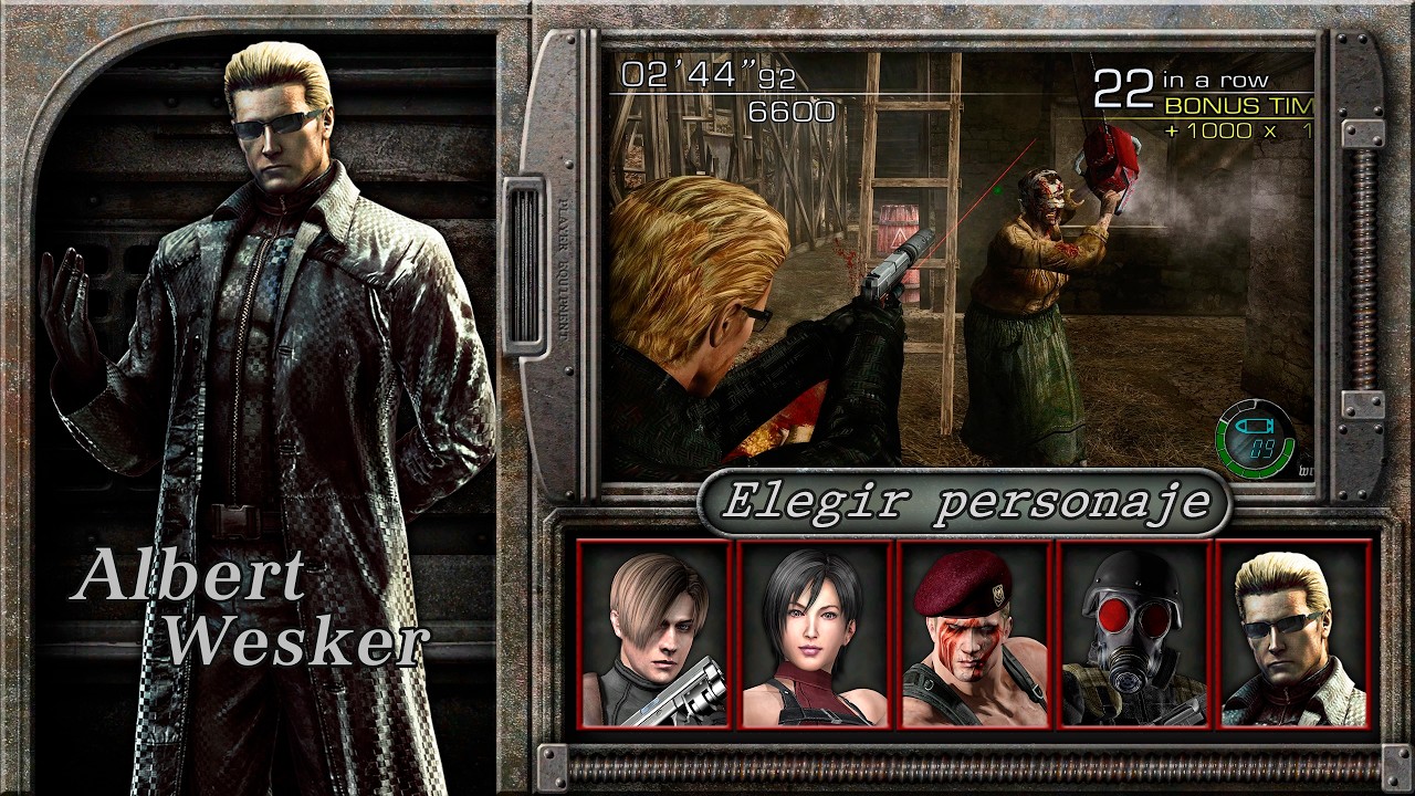 Albert Wesker Midnight Coat (RE5) - The Mercenaries - Pueblo - Resident Evil 4