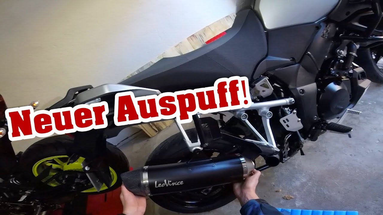 Leovince Slip-On für V-Strom 1000 | Garagenvlog 18