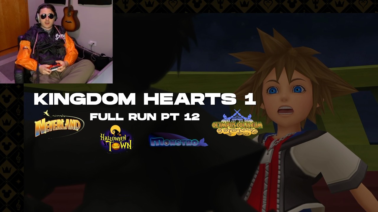 🗝️ KINGDOM HEARTS 1 - FULL GAME LIVE STREAM (Part 12) - Neverland, Halloween Town, Monstro, Olympus