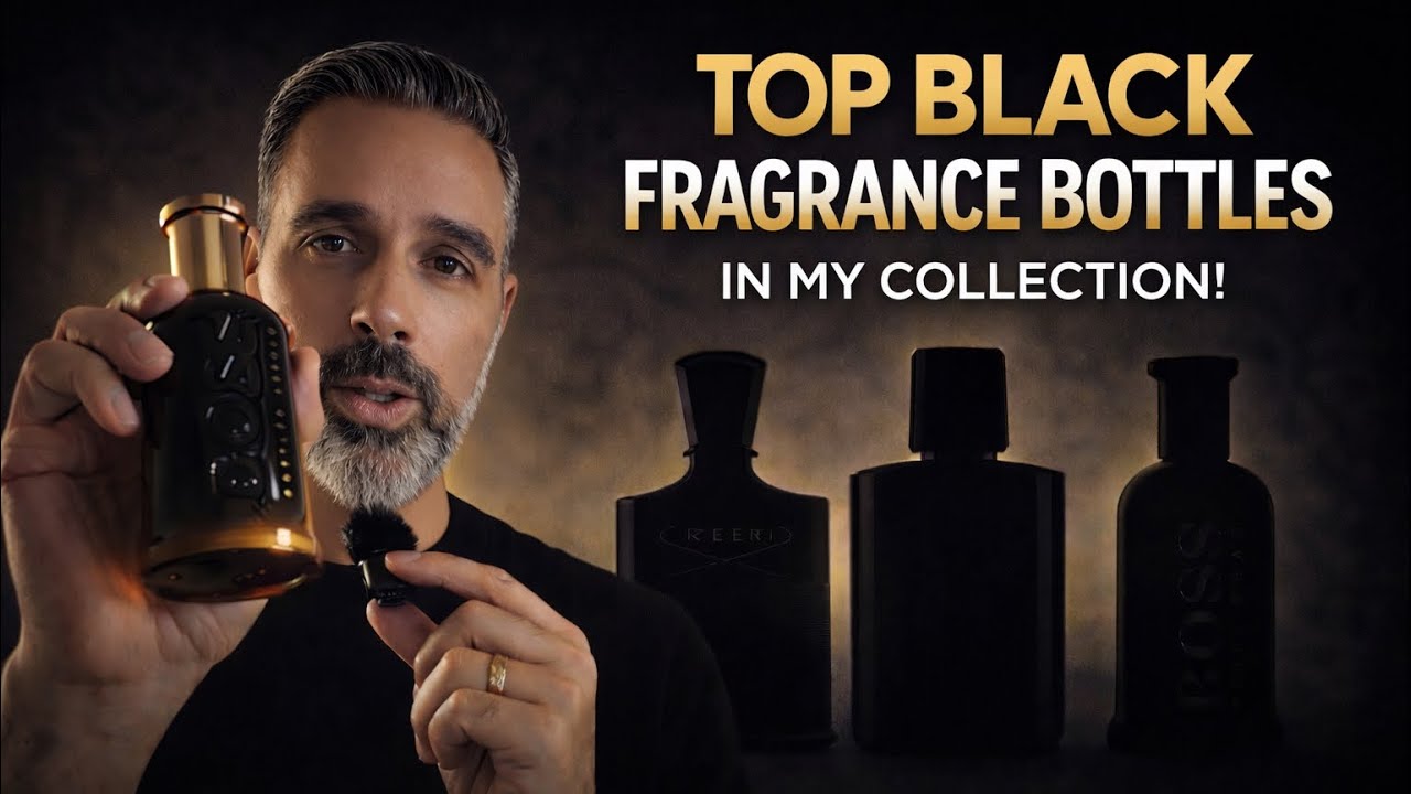 TOP black fragrance bottles in my collection! TAG VIDEO