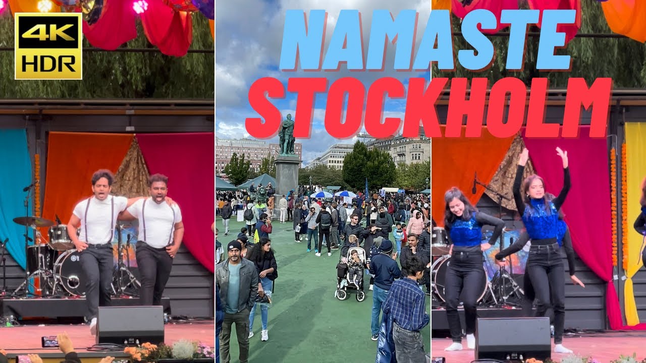 4K HDR | Indiskfika Freestyle | Namaste Stockholm 2022 | Indian Fest in Sweden | Indisk Kulturfest