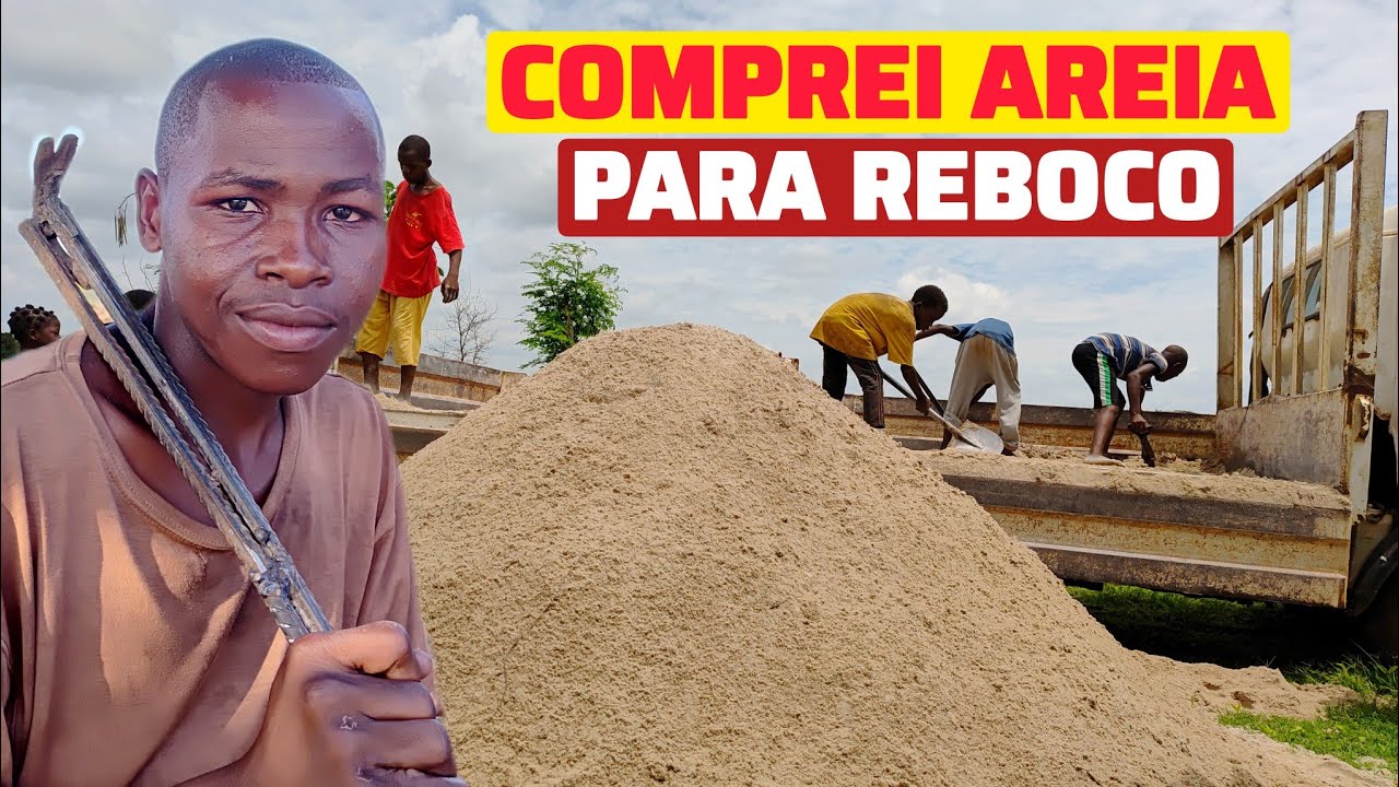 Comprar areia para rebocar a minha casa