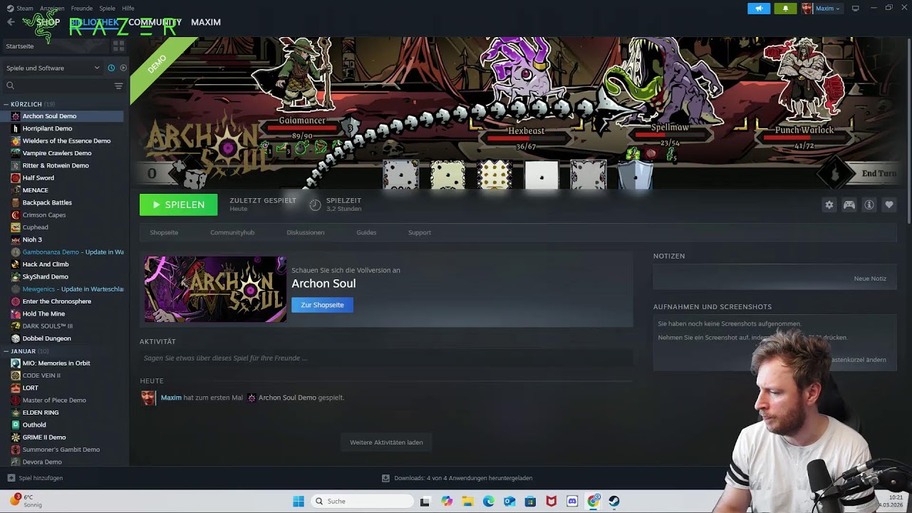 Noch mehr Games testen! | !snocks !pmm !razer !holzkern #Werbung