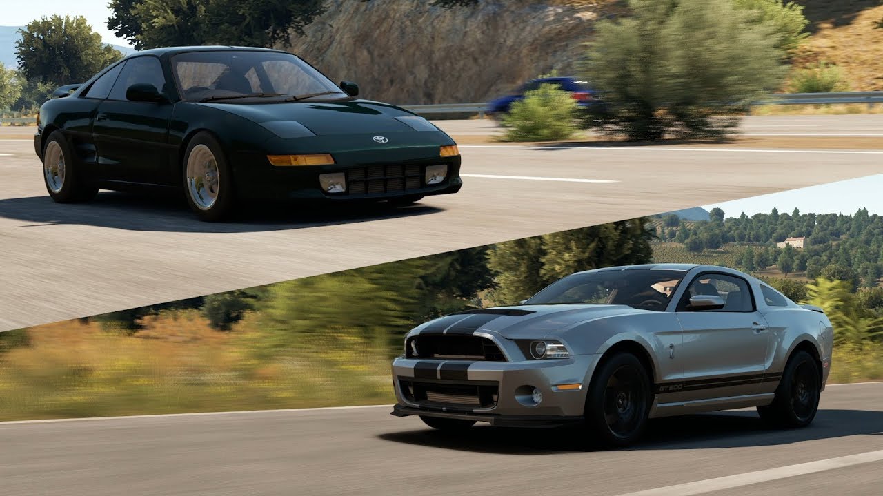 Forza Horizon 2:500HP MR2 & 900HP GT500 Encounter a Pagani, Supra, ZL1, Bugatti & More