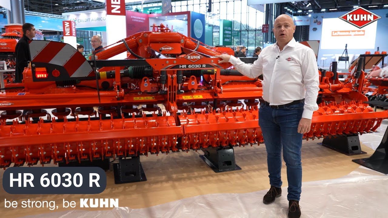 KUHN – Présentation herse rotative repliable HR 6030 R