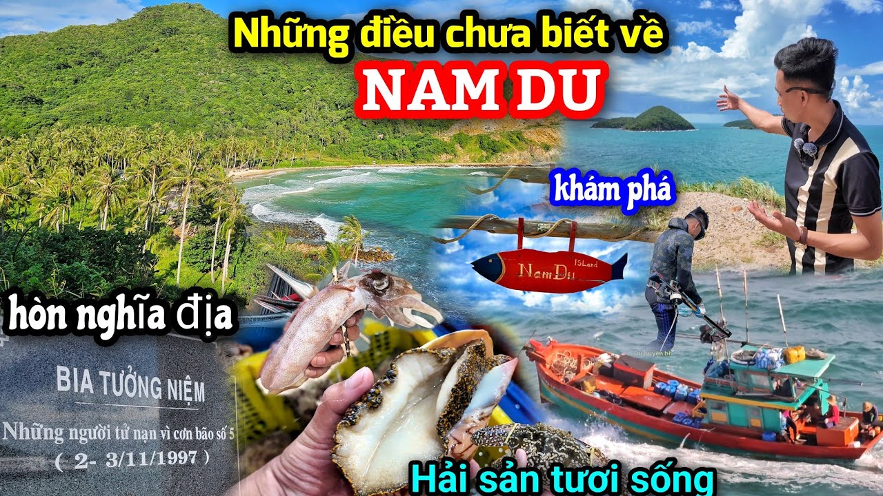 Khám phá hòn đảo Nam Du huyền bí và hoang sơ - Hải sản tươi sống tại cảng.